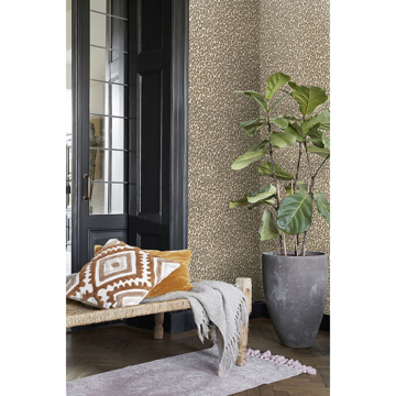 Show details for Cicely Brown Leopard Skin Wallpaper