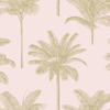 Picture of Taj Blush Palm Trees Wallpaper