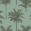 Picture of Taj Sage Palm Trees Wallpaper