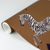 Picture of Safari Brown Zebra Safari Scalamandré Self Adhesive Wallpaper