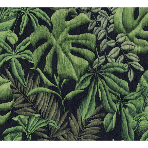 Picture of Sapo Green Tropical Foliage Wallpaper