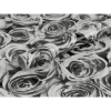 Picture of Roses White Grey Self Adhesive Film