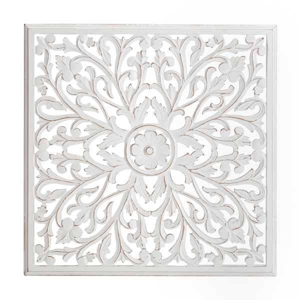Picture of Beakman White 30in Square Medallion
