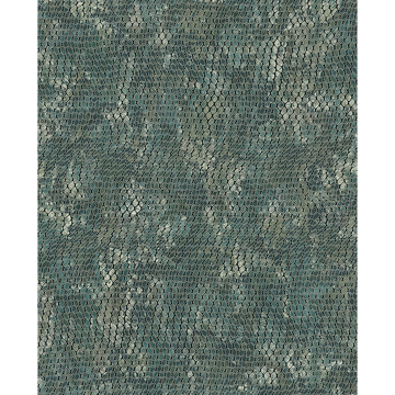 Picture of Viper Teal Snakeskin Wallpaper