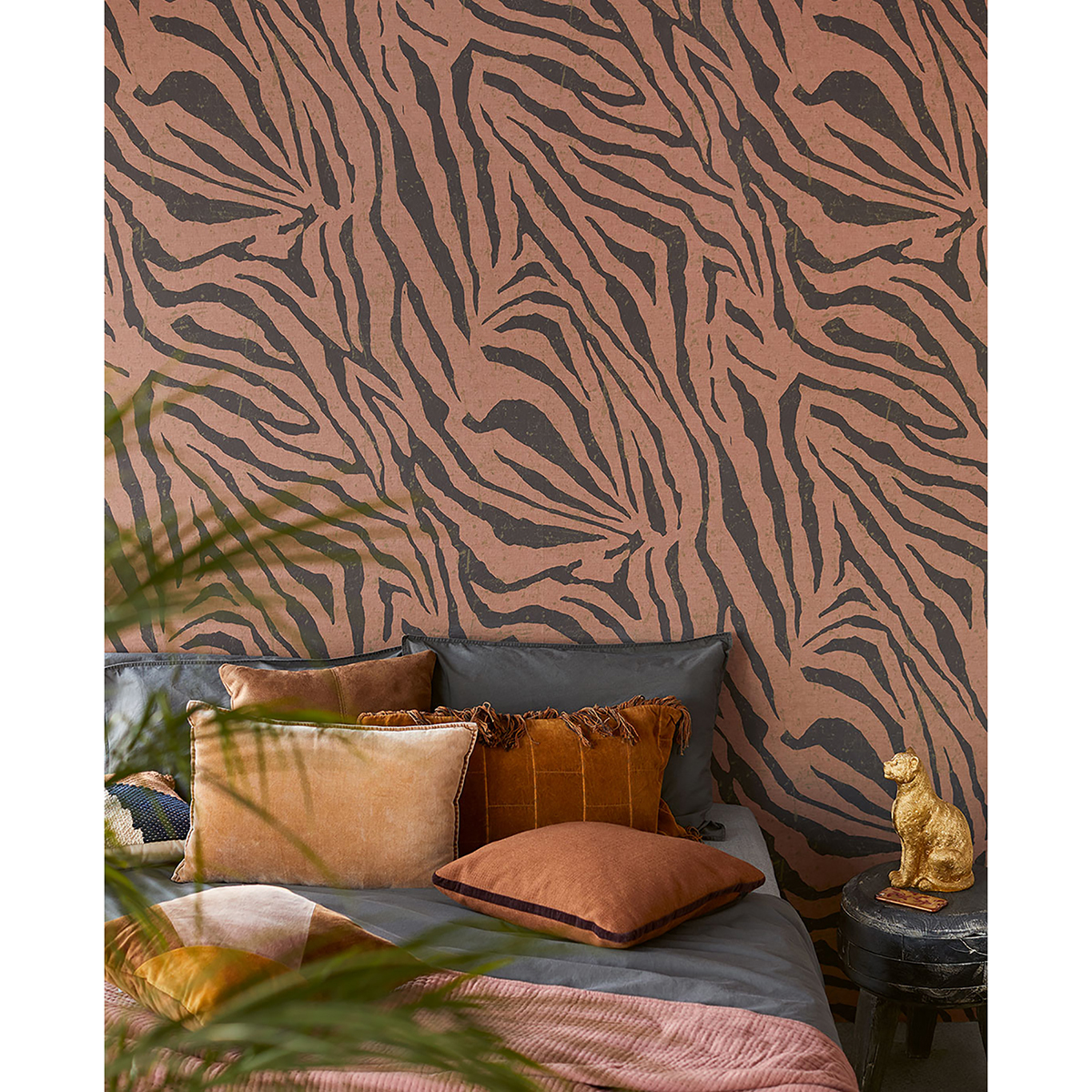 300605 Zebra Blush Wall Mural by Eijffinger
