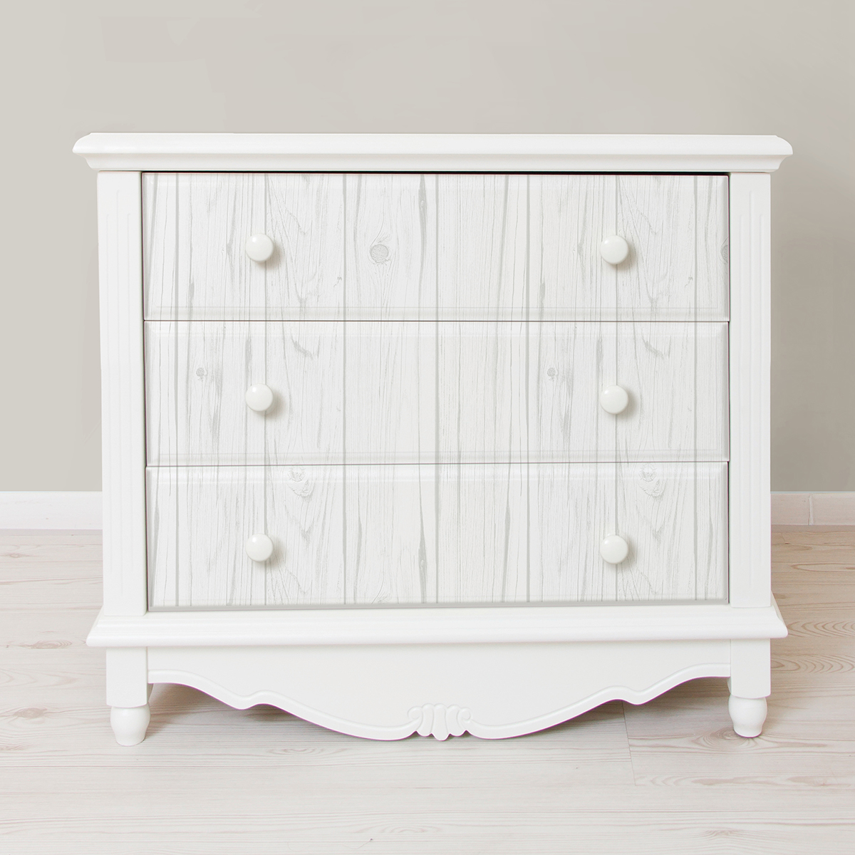 NH3551 White Barnwood Peel and Stick Wallpaper by InHome