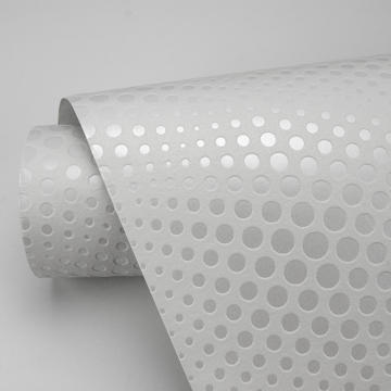 Show details for Milo White Bubble Geometric Wallpaper