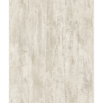 Picture of Huck Cream Weathered Wood Plank Wallpaper