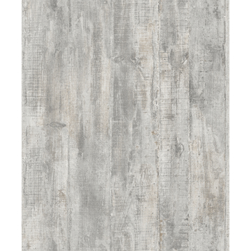Picture of Huck Grey Weathered Wood Plank Wallpaper