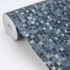 Picture of Ziggy Teal Stone Mosaic Wallpaper