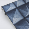 Picture of Dax Teal 3D Geometric Wallpaper