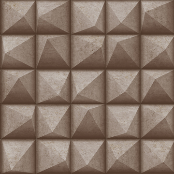 Picture of Dax Copper 3D Geometric Wallpaper