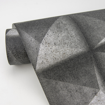 Show details for Dax Black 3D Geometric Wallpaper