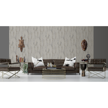 Show details for Jackson Taupe Wooden Plank Wallpaper