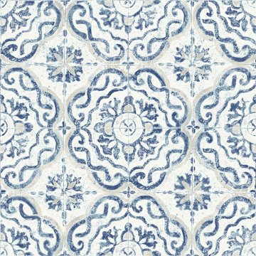 Show details for Talavera Tile Peel and Stick Wallpaper