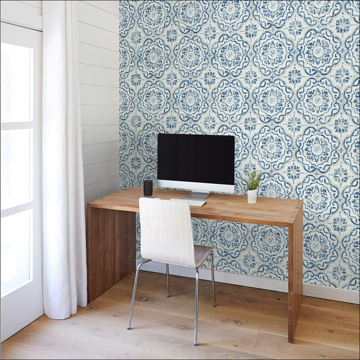 Show details for Talavera Tile Peel and Stick Wallpaper