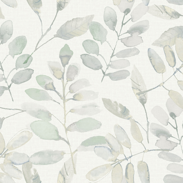 Show details for Fable Leaf Peel and Stick Wallpaper