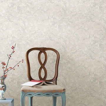 Show details for Beaufort Dove Peony Chinoiserie Wallpaper