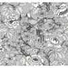 Picture of Beaufort Silver Peony Chinoiserie Wallpaper
