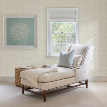 Show details for Calabash Dove Rope Basketweave Wallpaper
