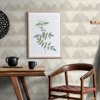 Picture of Taupe Mountain Peak String Peel and Stick Wallpaper