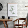 Picture of Grey Mountain Peak String Peel and Stick Wallpaper