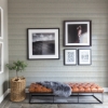 Picture of Grey Dhurrie String Peel and Stick Wallpaper