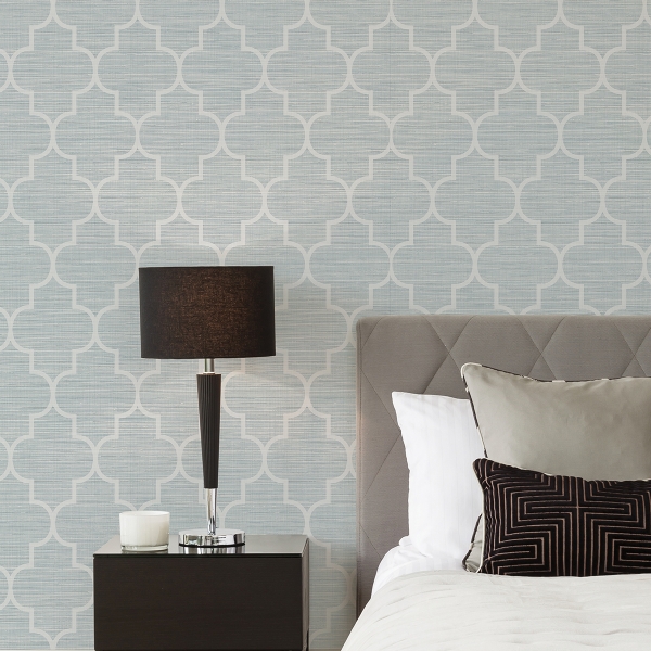 Picture of Grey Hudson String Peel and Stick Wallpaper