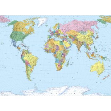 Show details for World Map Wall Mural