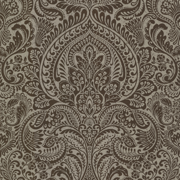 Show details for Artemis Bronze Floral Damask Wallpaper