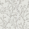 Picture of Koura Silver Budding Branches Wallpaper