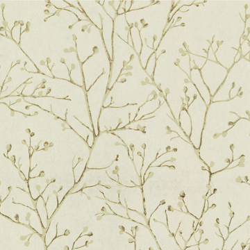 Show details for Koura Gold Budding Branches Wallpaper