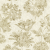 Picture of Kala Gold Floral Wallpaper