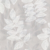 Picture of Chimera Silver Flocked Leaf Wallpaper