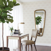 Picture of Waldorf Ivory Flocked Links Wallpaper