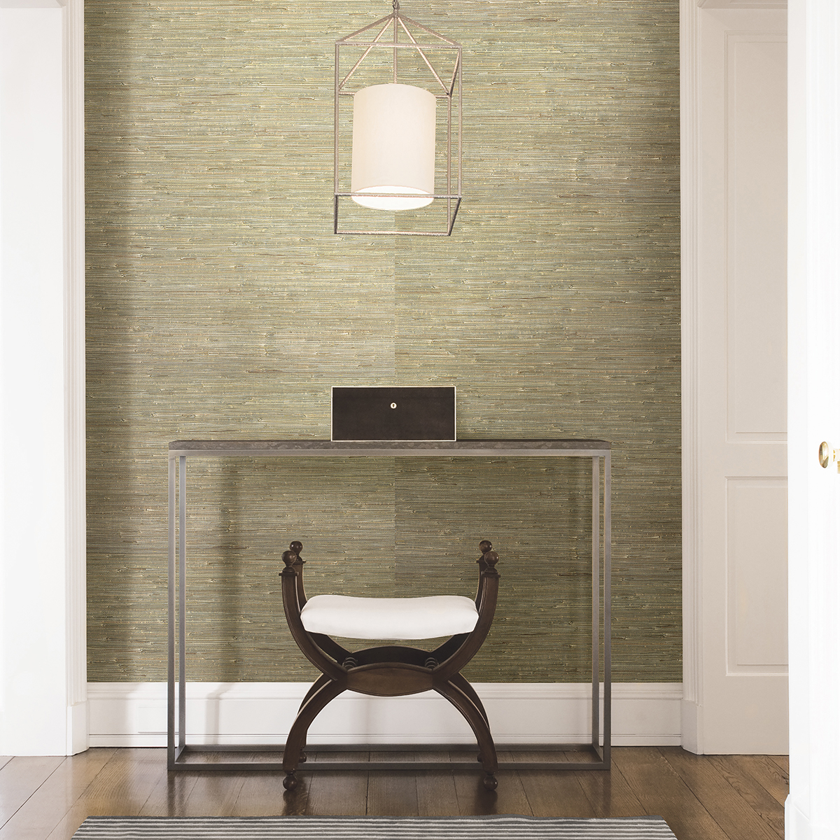 282980002 Iriga Gold Grasscloth Wallpaper by A Street Prints