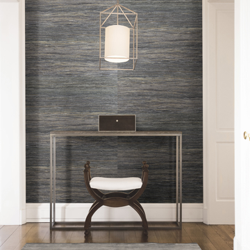 Show details for Fujian Silver Grasscloth Wallpaper