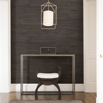 Show details for Shandong Chocolate Grasscloth Wallpaper