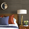 Picture of Ming Taupe Grasscloth Wallpaper