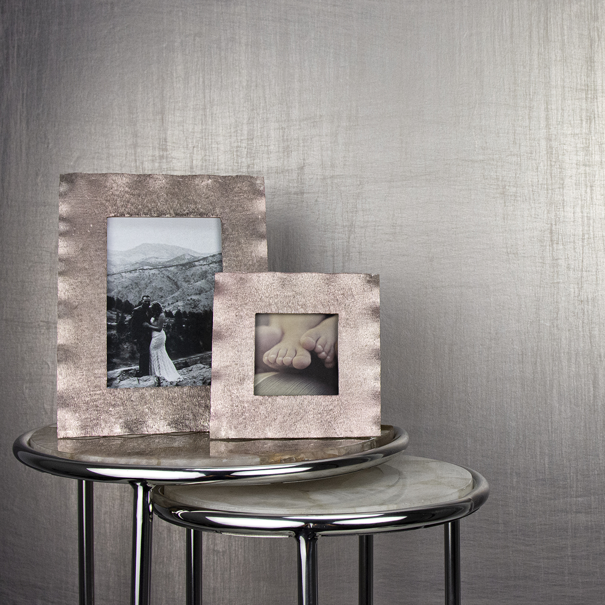 2829-82002 - Lustre Champagne Silk Weave Wallpaper - by A - Street Prints