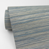 Picture of Pattaya Blue Grasscloth Wallpaper