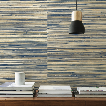 Show details for Ranong Champagne Grasscloth Wallpaper