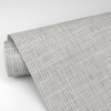 Picture of In the Loop Grey Faux Grasscloth Wallpaper