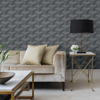 Picture of Y Knot Slate Geometric Texture Wallpaper
