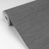 Picture of Essence Dark Grey Linen Texture Wallpaper