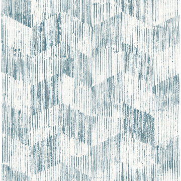 Picture of Demi Teal Distressed Wallpaper