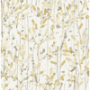 Picture of Leandra Yellow Floral Trail Wallpaper
