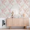 Picture of Mahi Blush Abstract Wallpaper