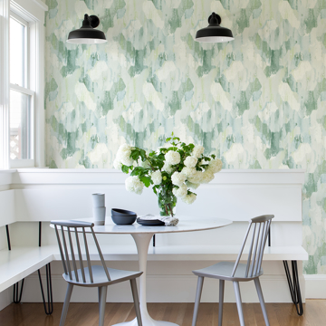 Show details for Mahi Green Abstract Wallpaper
