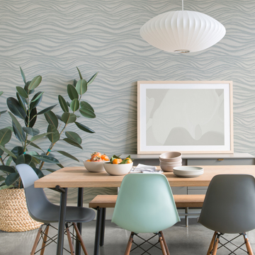 Show details for Chorus Seafoam Wave Wallpaper